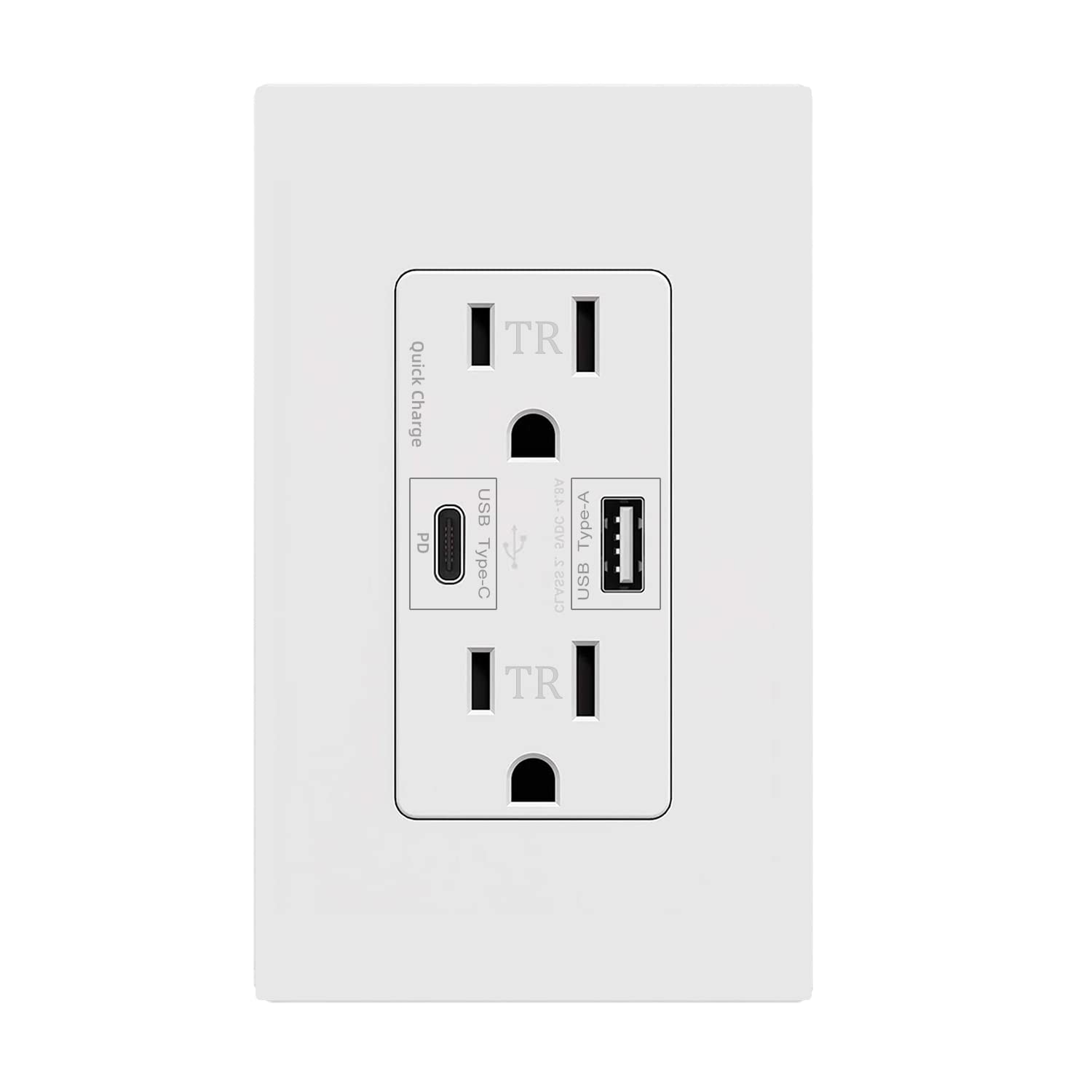 PD USB Receptacle Power Delivery 4.8A